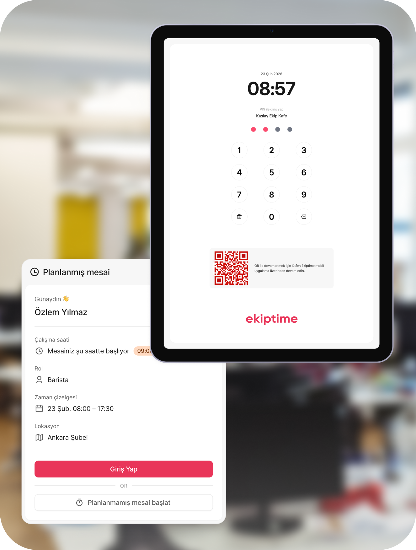 No phone? No problem: Tablet or Web